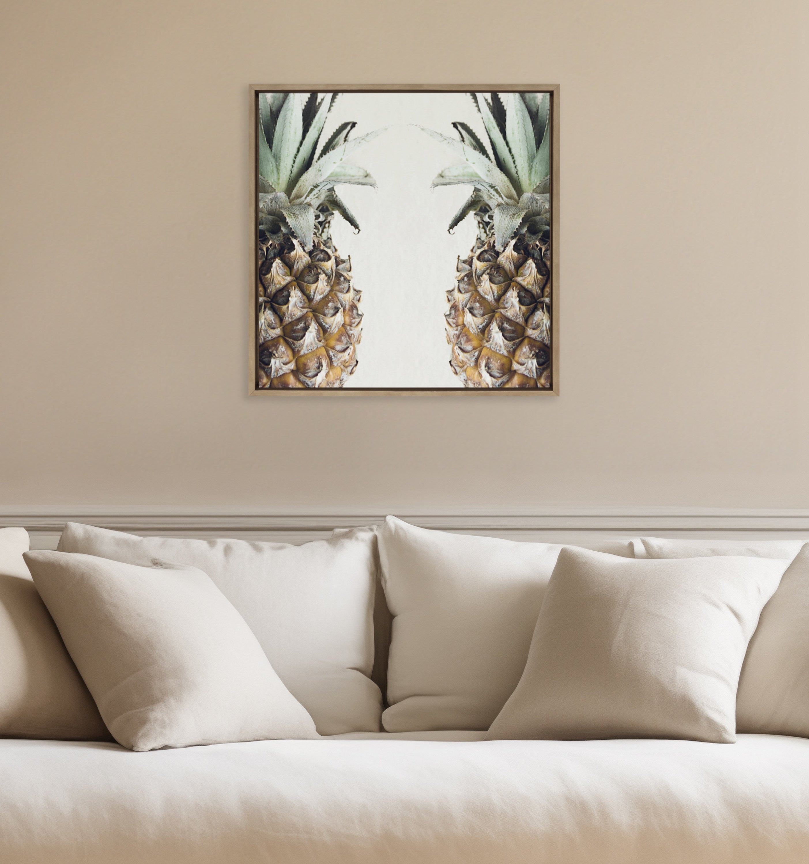 Sylvie Pineapples Framed Canvas by Emiko and Mark Franzen of F2Images