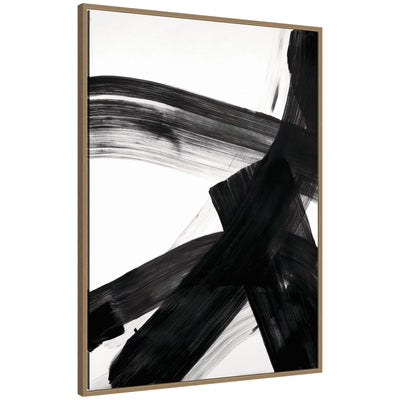 Black Mark No.
2 by Amy Lighthall Framed Canvas Wall Art Print