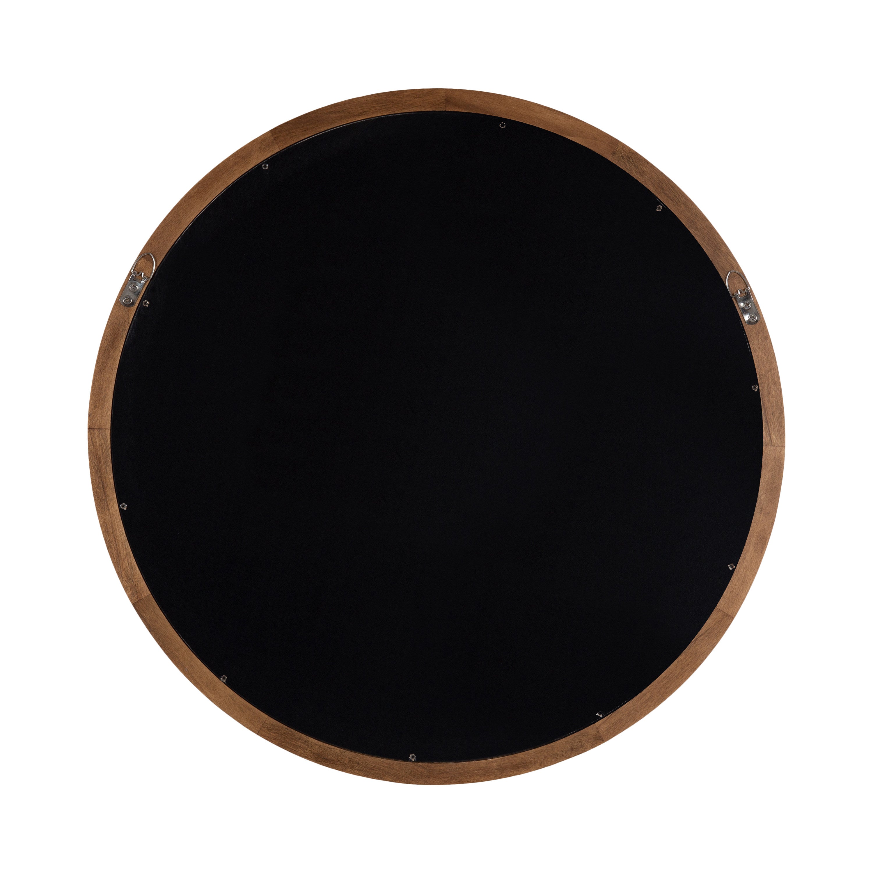 Hatherleigh Round Wood Wall Mirror