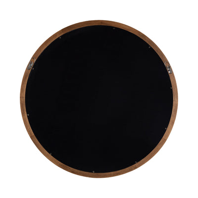 Hatherleigh Round Wood Wall Mirror