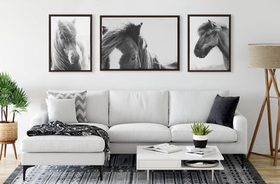 Sylvie Noble BW Framed Canvas