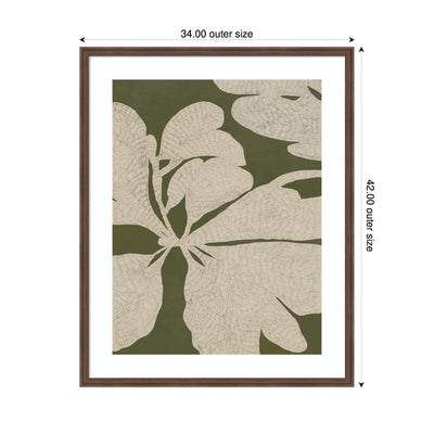 Leafy Whispers by Treechild Framed Wall Art Print