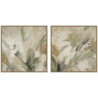 Olive Bloom No.
3 & No.
2 2 Piece Framed Canvas Wall Art Set by Amy Lighthall