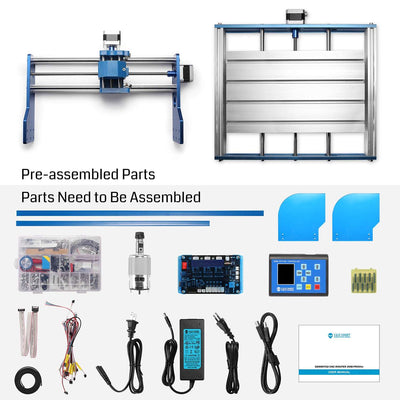 3018-PROVer Semi Assembled CNC Router Kit detail image - Resin Society