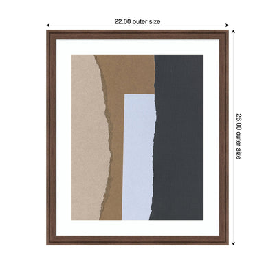 Torn Paper No3 by Mareike Bohmer Framed Wall Art Print