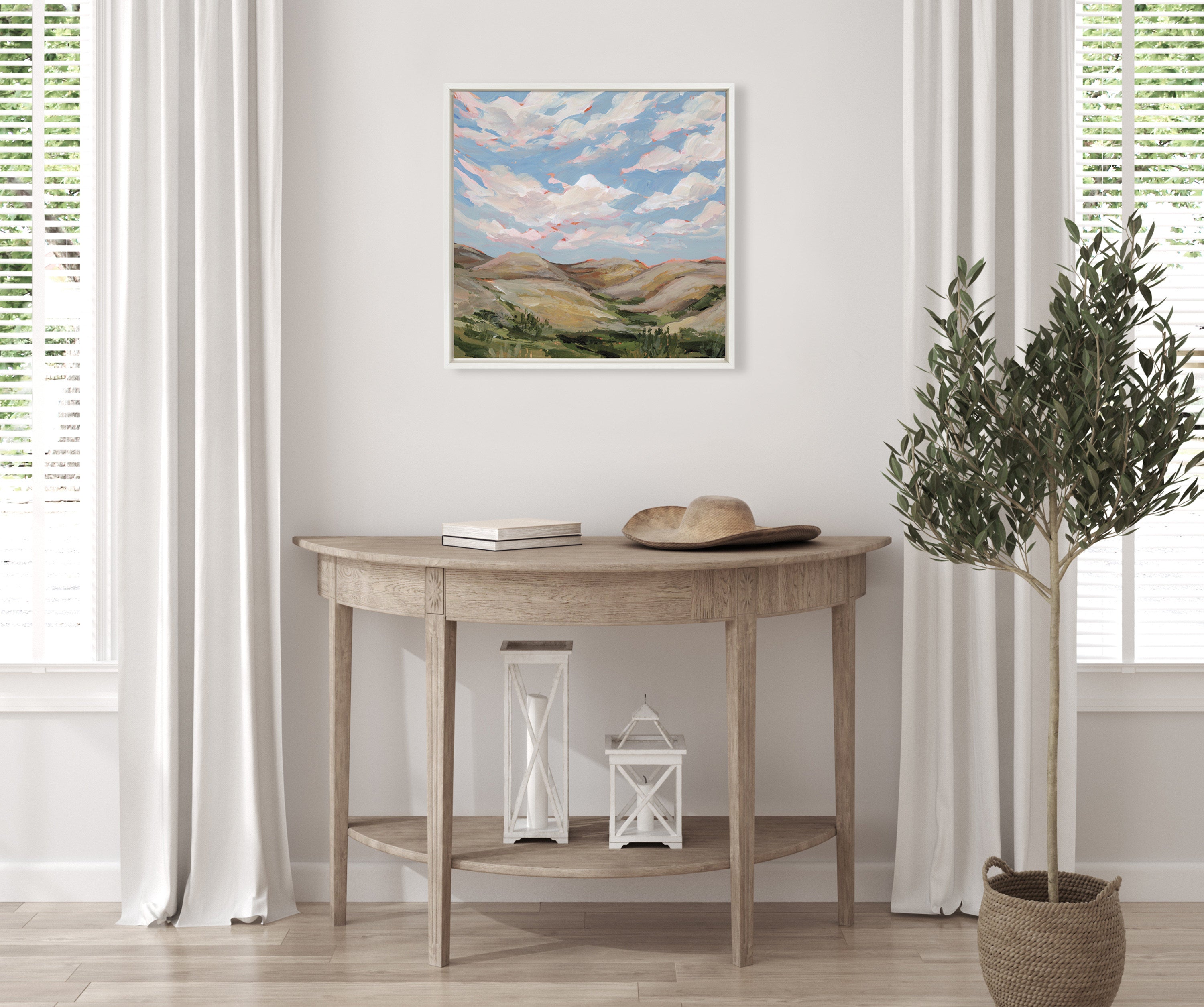 Sylvie South Dakota Framed Canvas by Emily Kenney by kateandlaurel - product image 5 for Resin Society