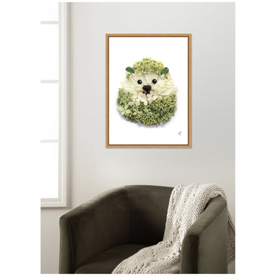 Hedgehog by Madeline Jeppesen Framed Canvas Wall Art Print