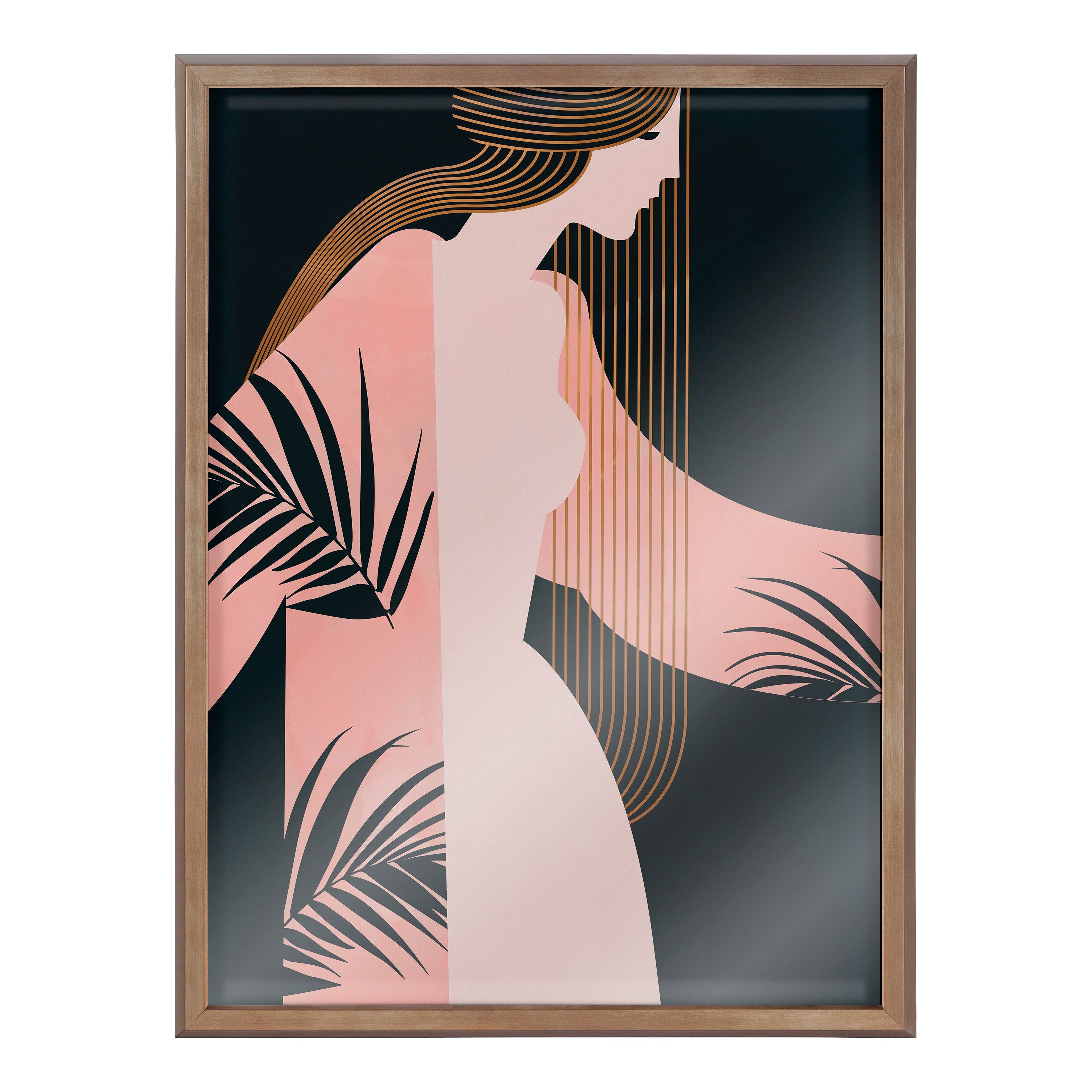 Blake Scent of Jasmine Framed Printed Glass by Alexander Ginzburg by kateandlaurel - product image 2 for Resin Society