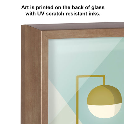 Blake Time to Relax Framed Printed Glass by kateandlaurel - product image 3 for Resin Society