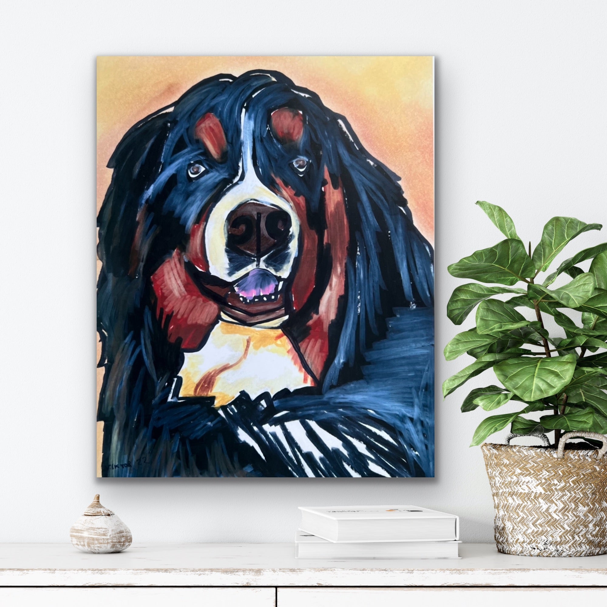 Bernese Mountain Dog - Art Prints detail image - Resin Society