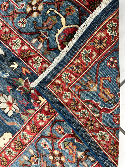Trasitional Serapi Ghazni Wool Rug – 8' x 10’ – Intricate Floral Design by Rugistan - product image 14 for Resin Society