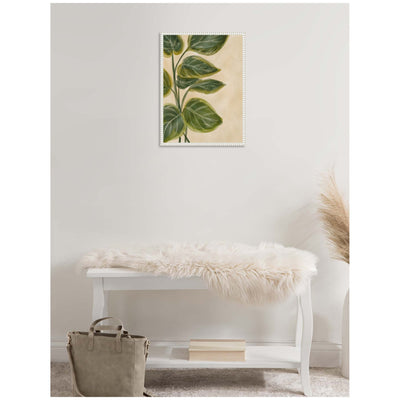 Sylvie Green Foliage Framed Canvas by Nikita Jariwala