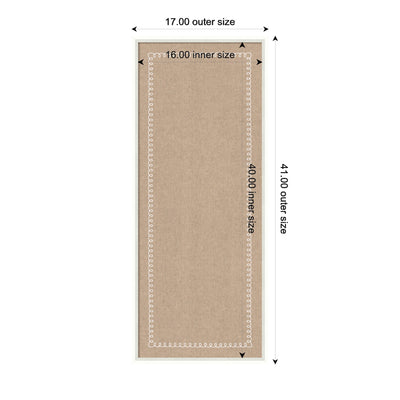 Pinboard White Scalloped Edge