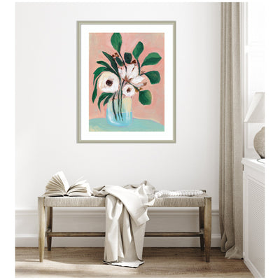 Framed Art Blush in Bloom by Nikita Jariwala