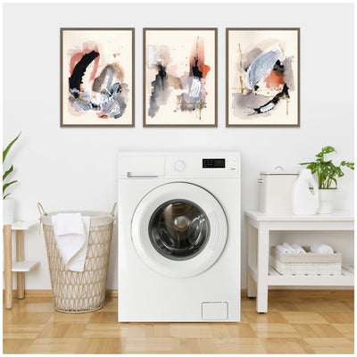 Sylvie Urban Wanderer 1, 3 and 4 Framed Canvas Art Set by Xizhou Xie