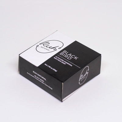 Activated Charcoal Bar Face Soap - Blackbird by Porto Boutique - product image 6 for Resin Society