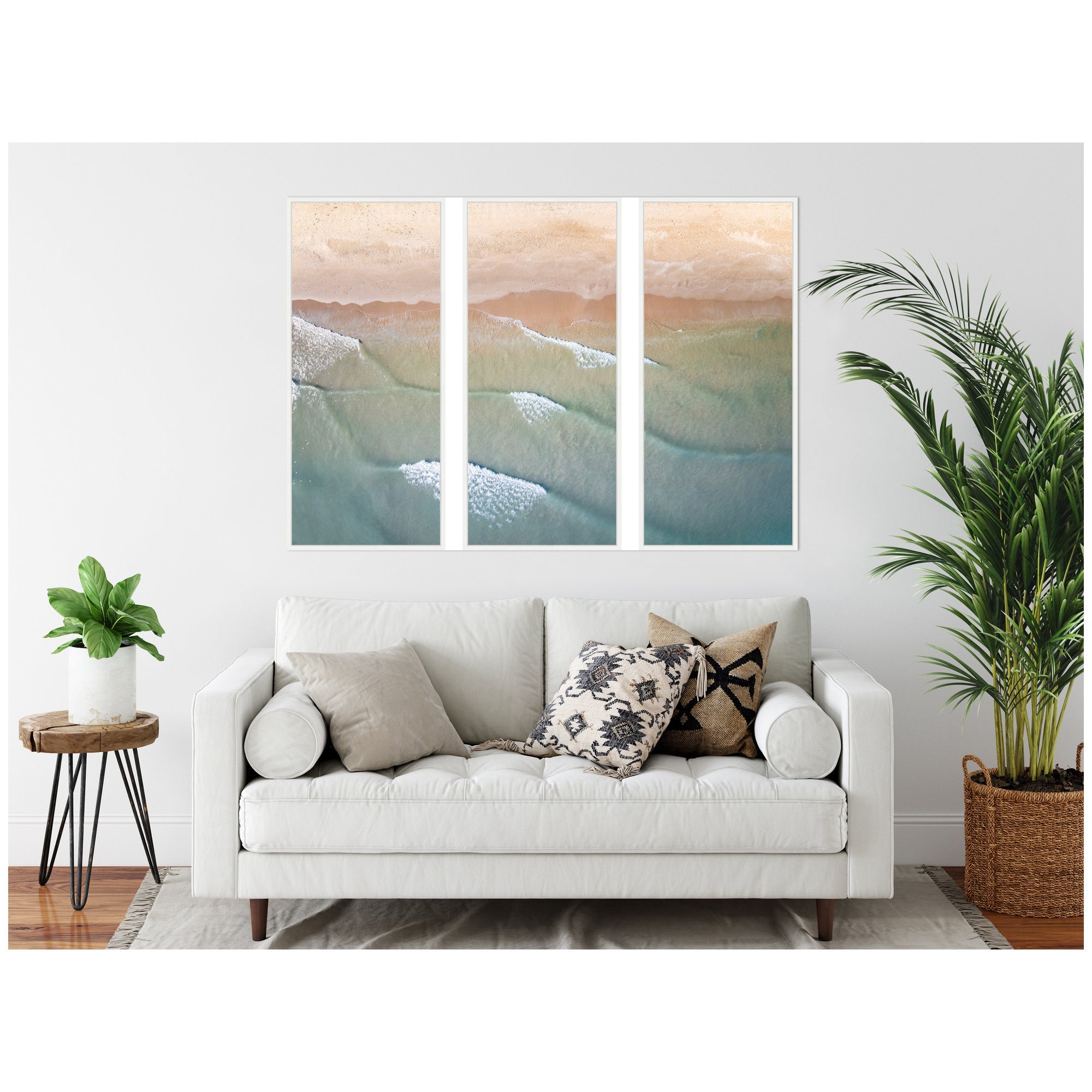 Layers of Water 3 Piece Framed Canvas Wall Art Set by Emiko and Mark Franzen F2 Images