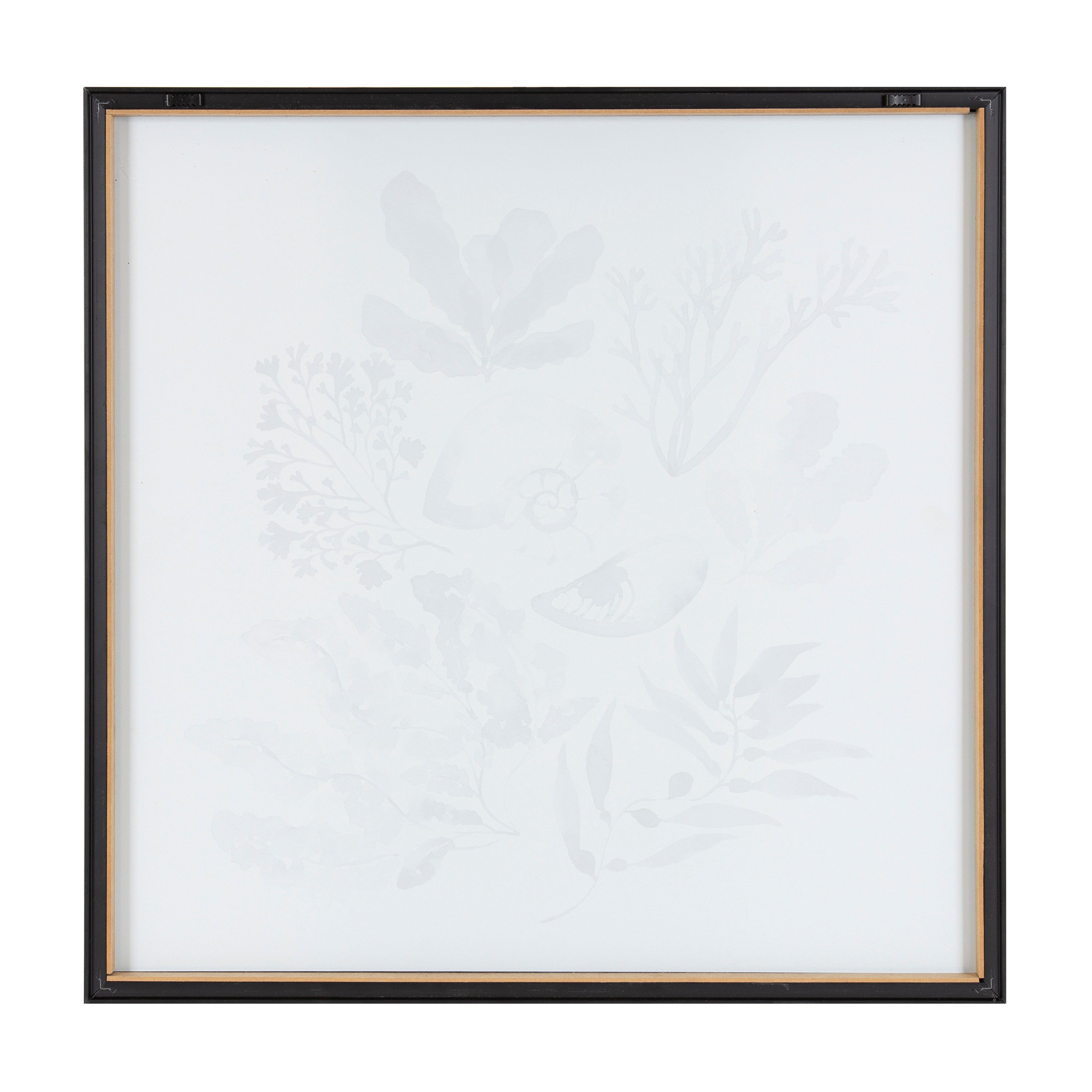 Blake Indigo Shells Framed Printed Acrylic by Sara Berrenson by kateandlaurel - product image 4 for Resin Society