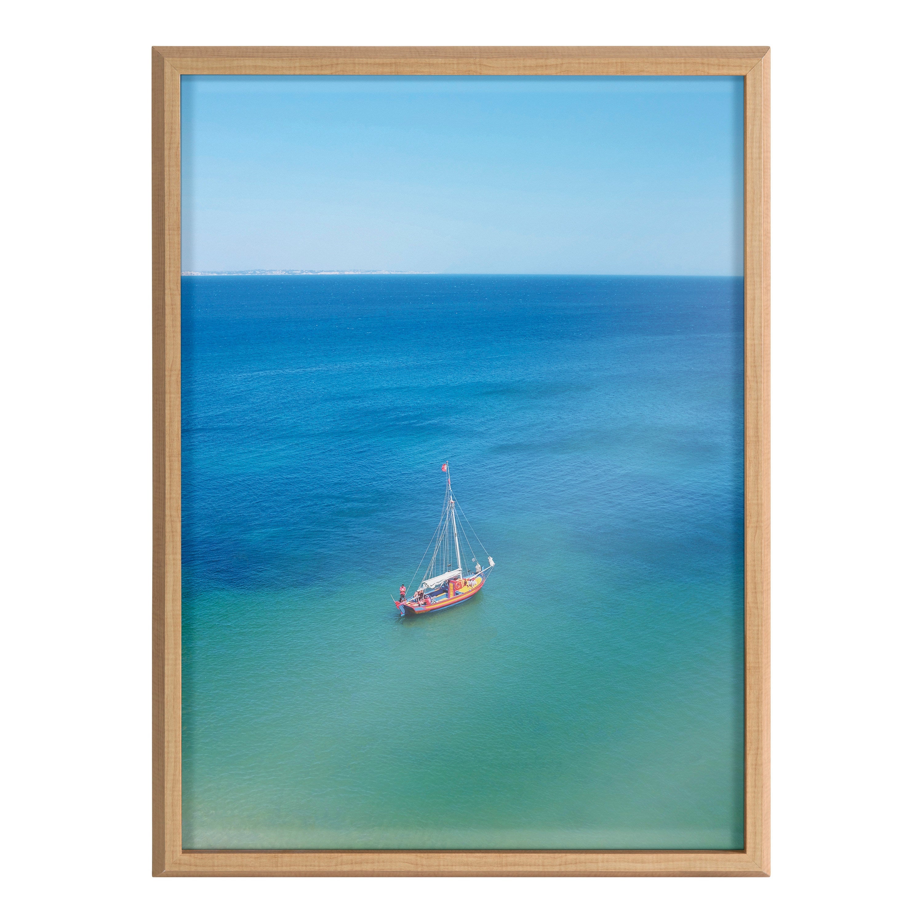 Blake A Lagos Sail Framed Printed Art by Rachel Bolgov