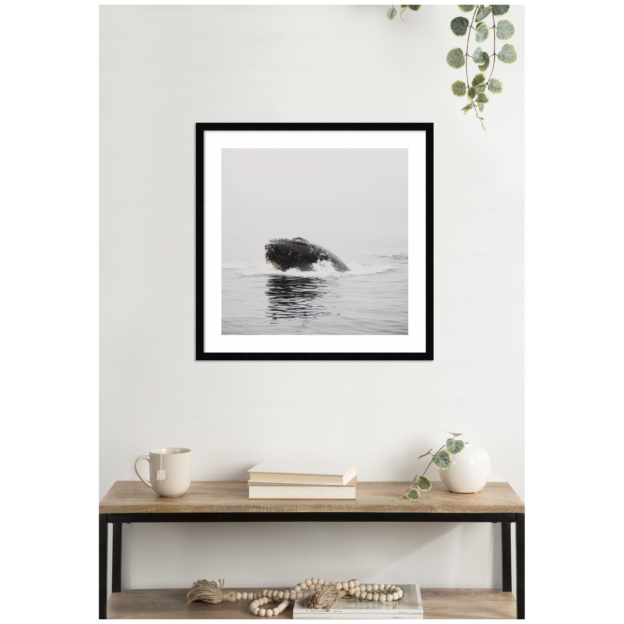 Humpback Whale No.
4 by Laura Evans Framed Wall Art Print