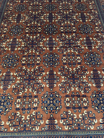 Hand-Knotted Afghani Bukharayi Rug by Rugistan - product image 7 for Resin Society
