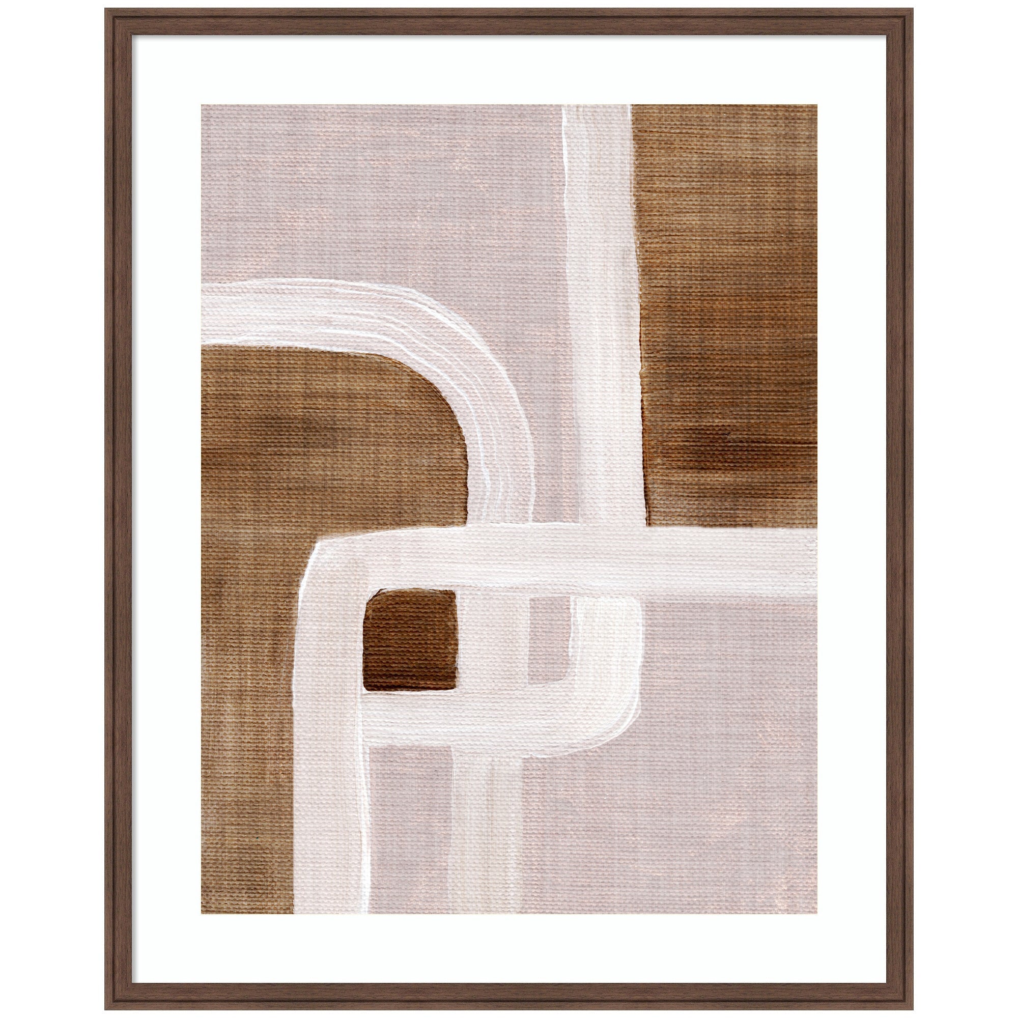 Framed Art rhythmic lines ll by Nikita Jariwala