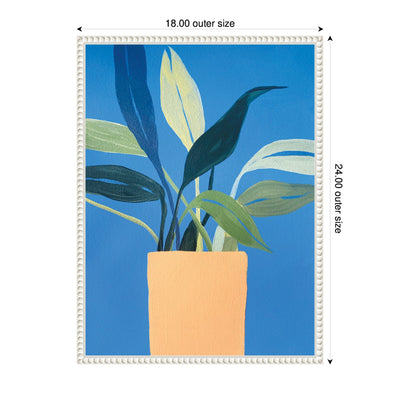 Sylvie House Plant Framed Canvas by Emma Daisy