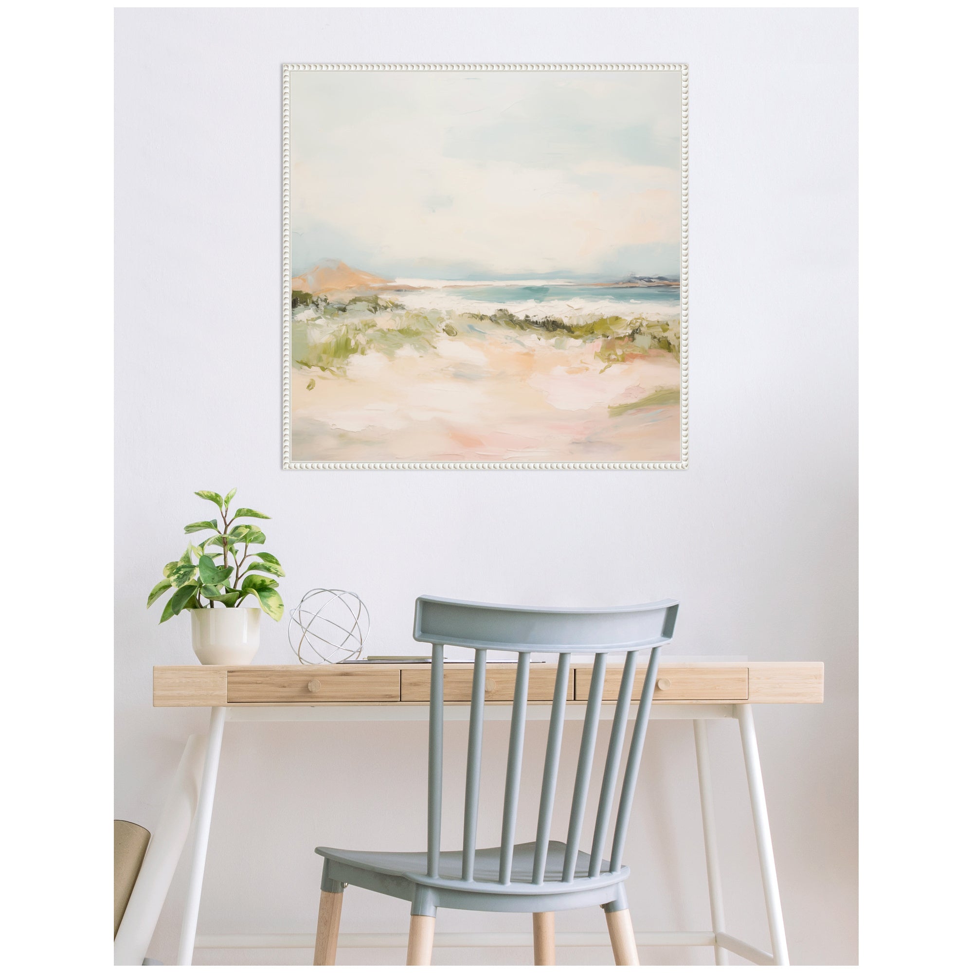 Tranquil Landscape III Square by Amy Lighthall Framed Canvas Wall Art Print