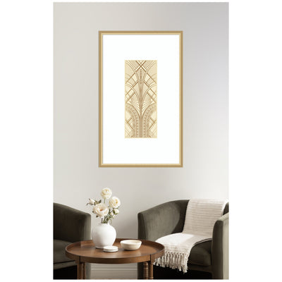 Retro Art Deco Glam Abstract by The Creative Bunch Studio Framed Wall Art Print