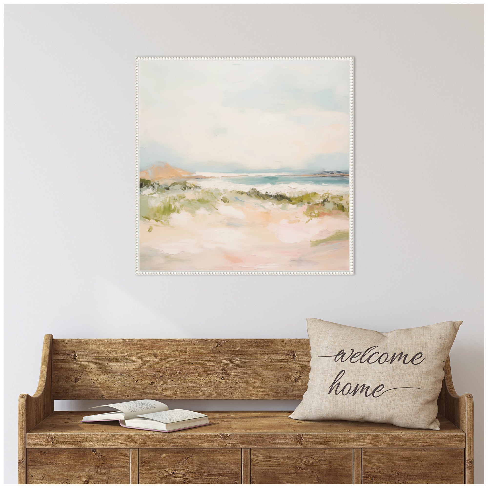 Tranquil Landscape III Square by Amy Lighthall Framed Canvas Wall Art Print