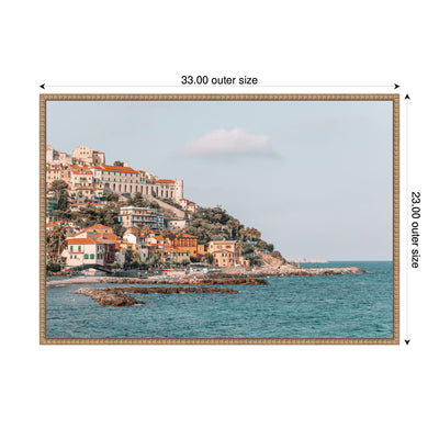 Sylvie Imperial Framed Canvas by Alicia Abla