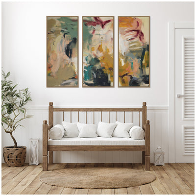 Painted Storm No.
2 Panel 3 Piece Framed Canvas Wall Art Set by Amy Lighthall