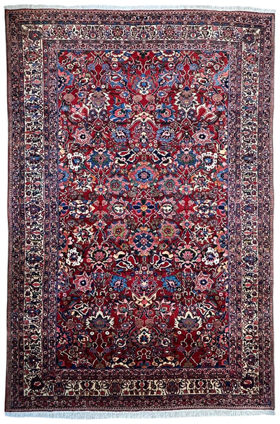 Antique Persian Bakhtiari Rug – Timeless Masterpiece 8'6" x 13'2" by Rugistan - main product image for Resin Society