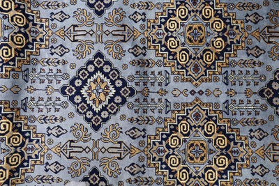 Hand-Knotted Zerkhaki Afghan Wool Area Rug – 6'11" x 10'3" by Rugistan - product image 4 for Resin Society