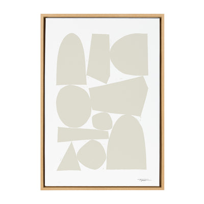 Sylvie Constructed II Neutral Framed Canvas