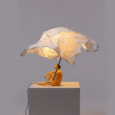 Love is a verb lamp Robi detail image - Resin Society