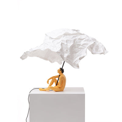 Love is a verb lamp Robi detail image - Resin Society