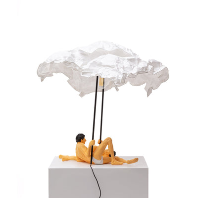 Love is a verb lamp Lea & Toni detail image - Resin Society