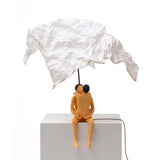Love is a verb lamp Max & Roberta by DEKOR - Resin Society