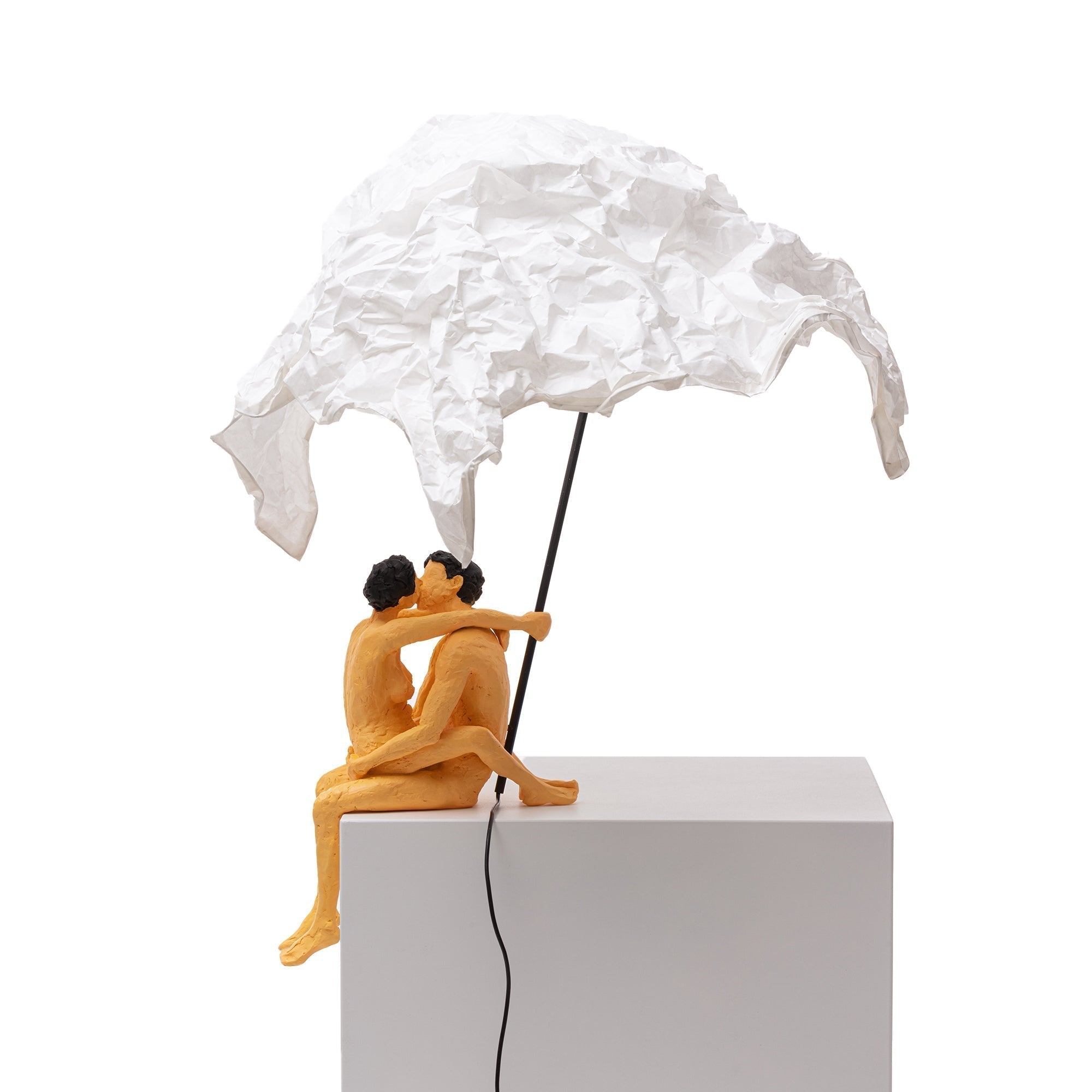 Love is a verb lamp Max & Roberta detail image - Resin Society