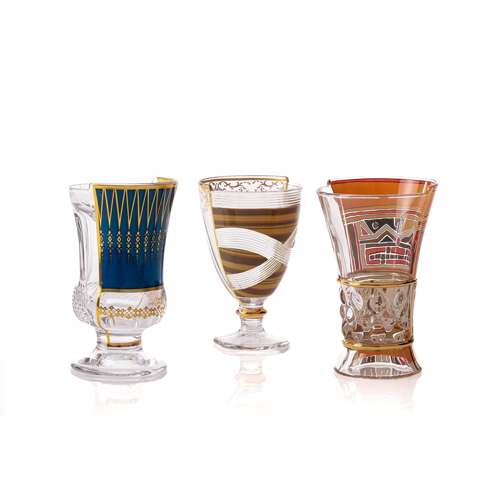 Hybrid Glasses Pannotia Set of 3 by DEKOR - Resin Society