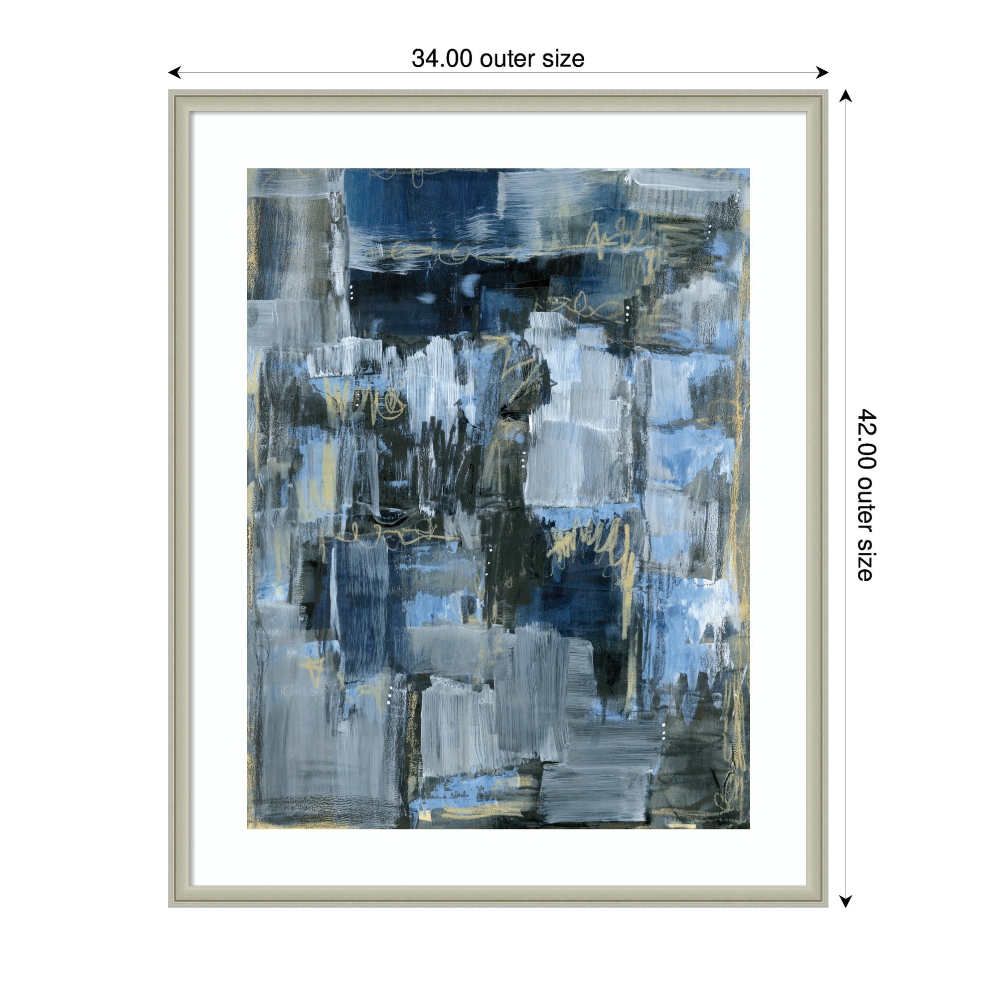 Framed Art Thunder Only Happens When its Raining by Leah Nadeau