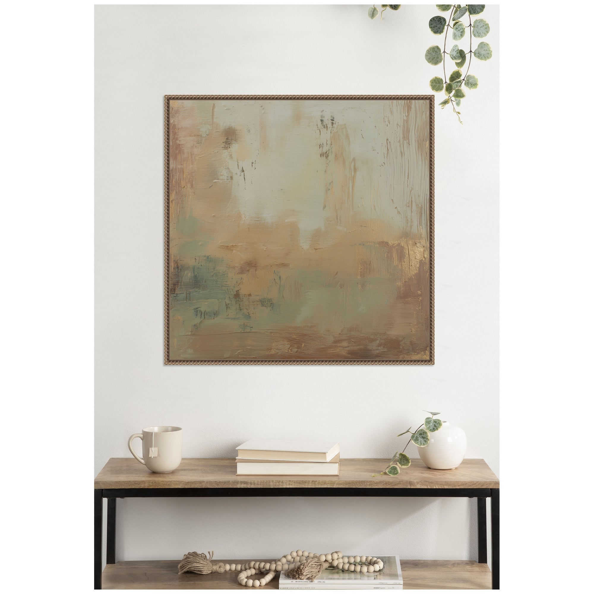 Sage Horizon No.
2 by Amy Lighthall Framed Canvas Wall Art Print