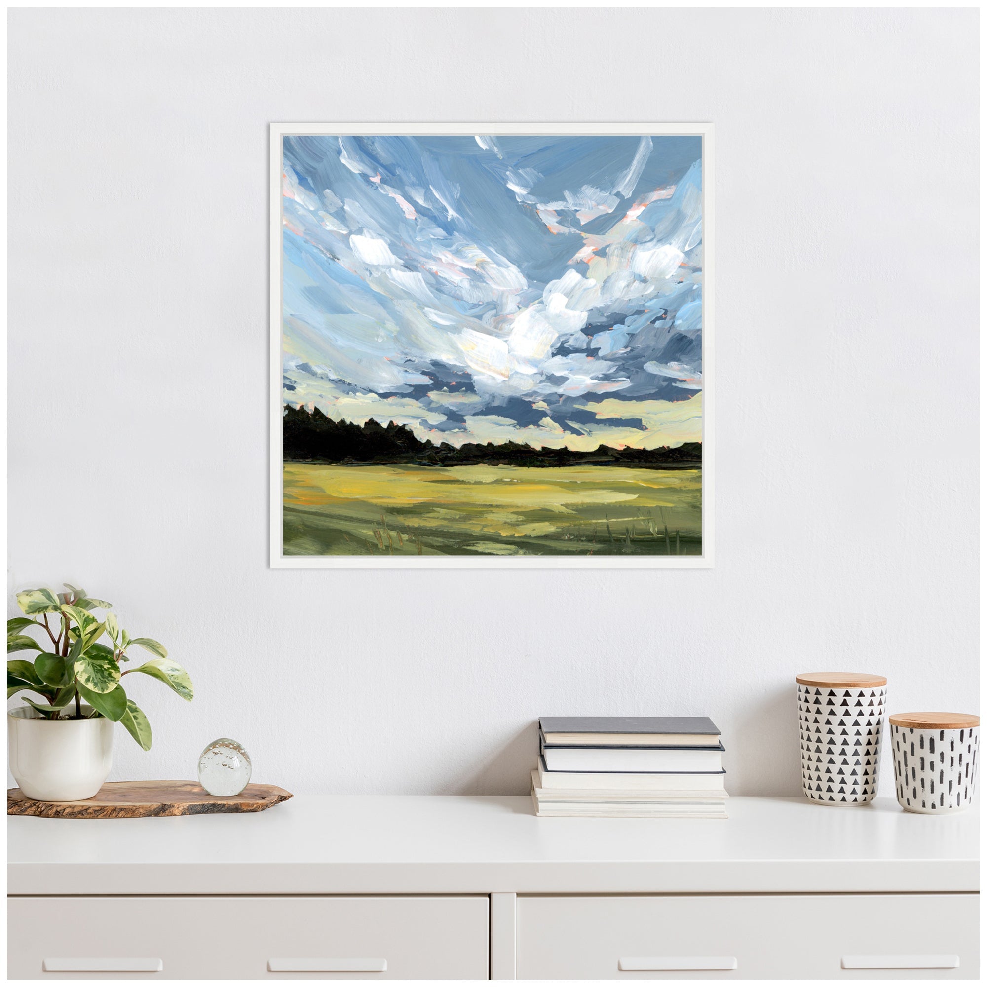 Sylvie Before The Storm Framed Canvas by Emily Kenney
