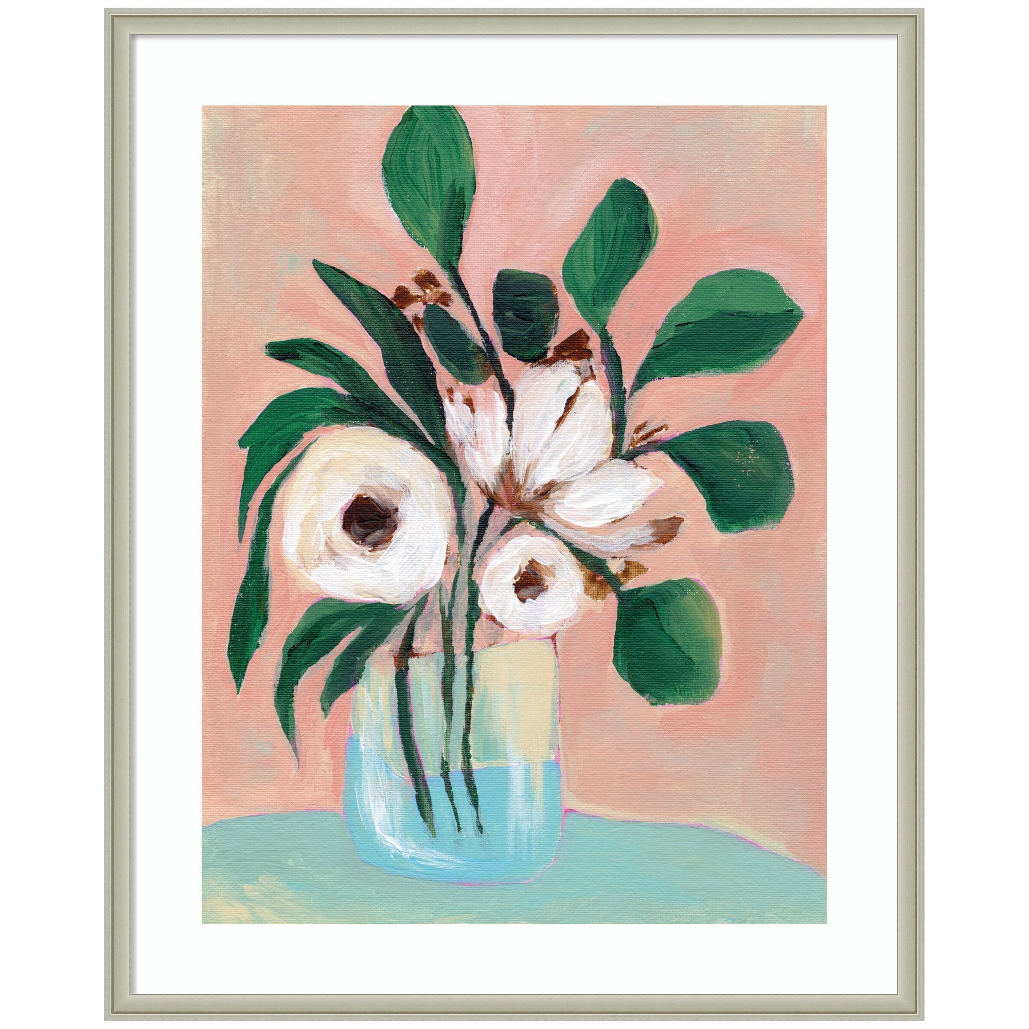 Framed Art Blush in Bloom by Nikita Jariwala