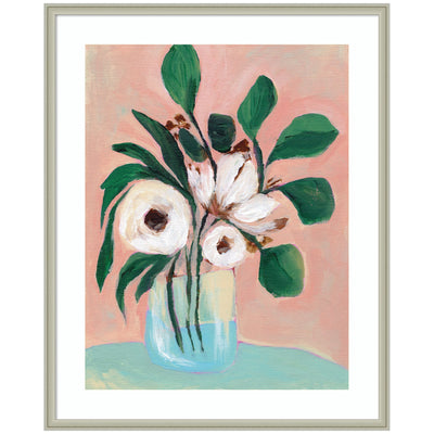 Framed Art Blush in Bloom by Nikita Jariwala