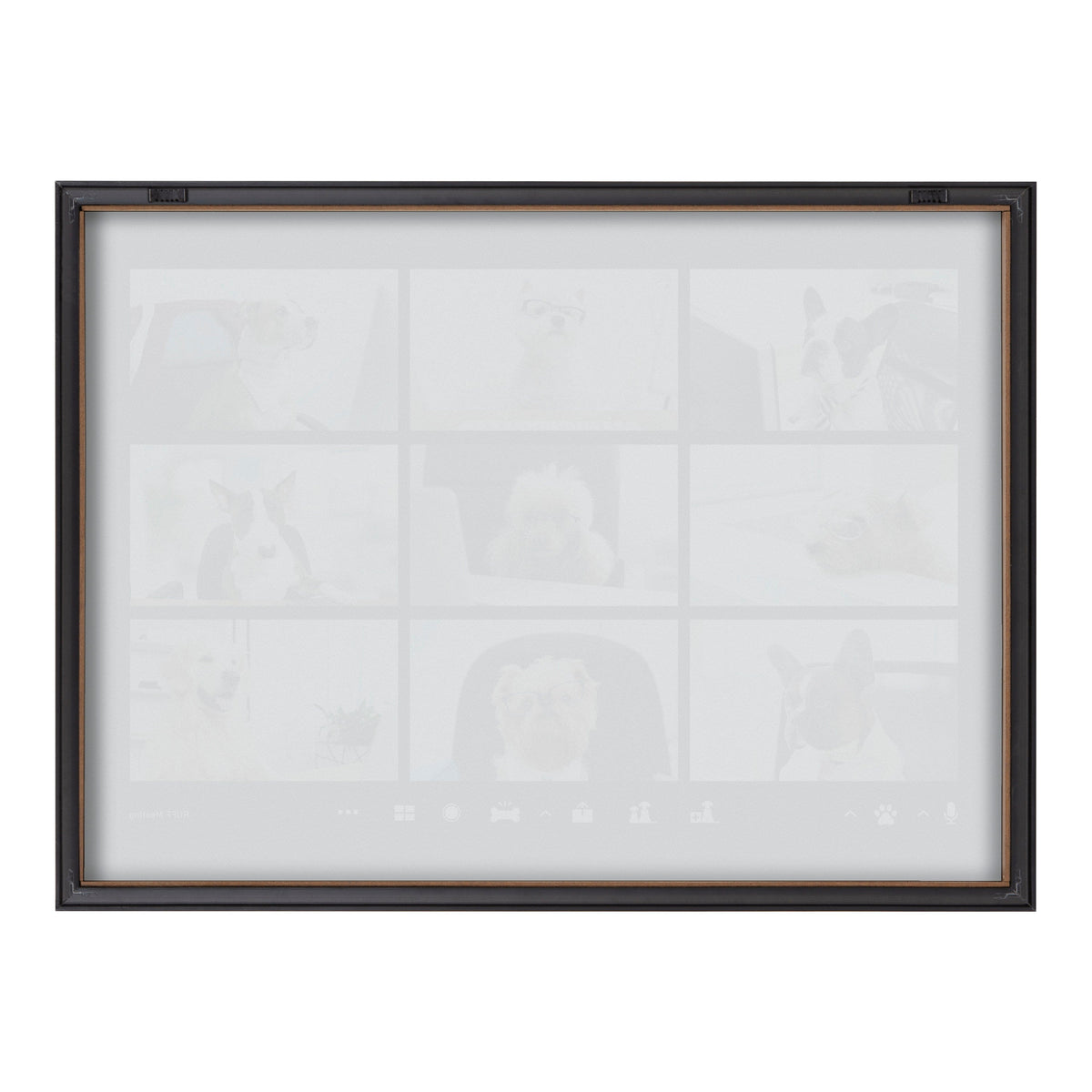 Blake Video Chat Dogs Framed Printed Glass by The Creative Bunch Studio by kateandlaurel - product image 4 for Resin Society