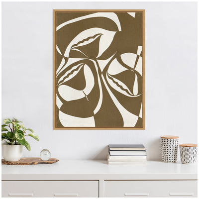 Sylvie Bound by Beauty 6 Framed Canvas by Shatha Al Dafai