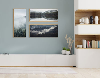 Sylvie Evergreen Dream Framed Canvas