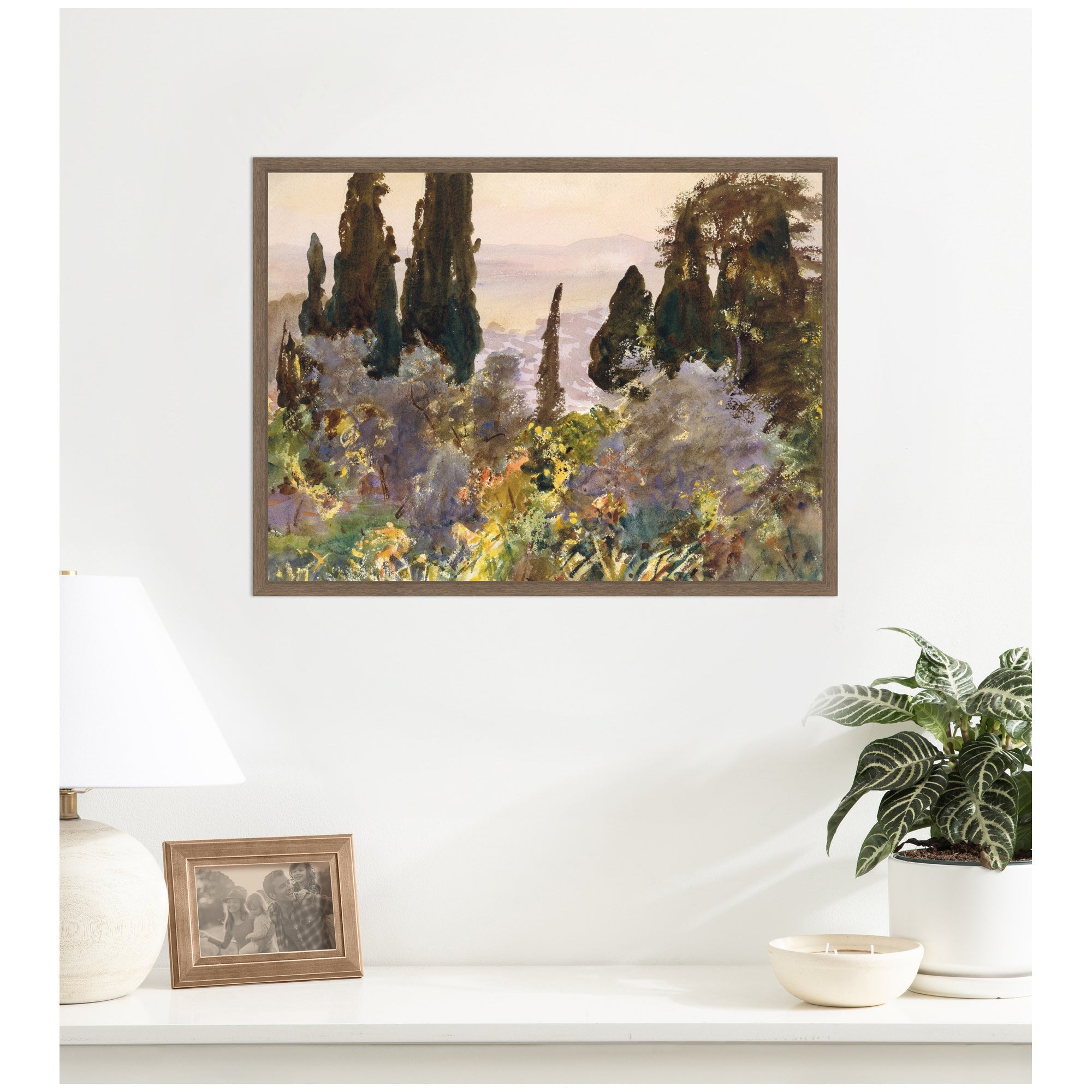 Granada 1912 John Singer Sargent by Nostalgia Prints Framed Canvas Wall Art Print